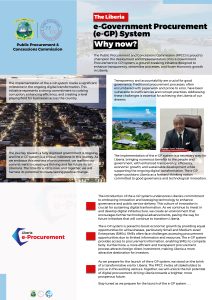 The Government of Liberia through the Public Procurement and Concessions Commission is leading a series of innovative reforms that are geared toward strengthening Liberia’s procurement processes to enhance national development. Watch out for the next big thing expected to happen in Liberia. #DigitalTransformation #eGP #GoodGovernance #Reform #PPCC #Transparency #WorldBank